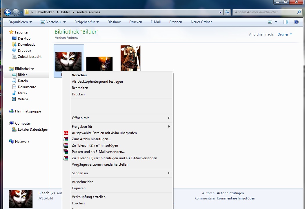Windows 7 x64 einfache Bilder lassen sich nicht mehr öffnen
